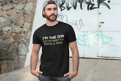 Buy I'm The DM So I'm Pretty Much A God Shirt - Personalised Geek Nerd Critical Hit • 11.49£