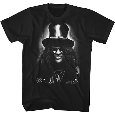 Buy Slash Black & White Bust Photo Men's T Shirt Heavy Metal Music Merch • 39.89£