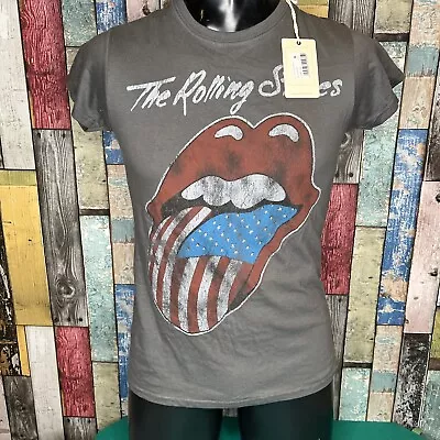Buy Amplified Rolling Stones USA Tour 2 Men's T-Shirt Size Medium • 17.95£