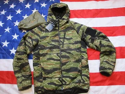 Buy HELIKON TEX WOLFHOUND Jacket Climashield Hoodie JACKET Vietnam War TIGER STRIPE • 134.99£