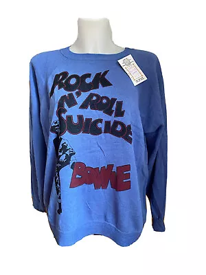 Buy Vintage Printed Sweatshirt “David Bowie- Rock N’ Roll Suicide” • 40£