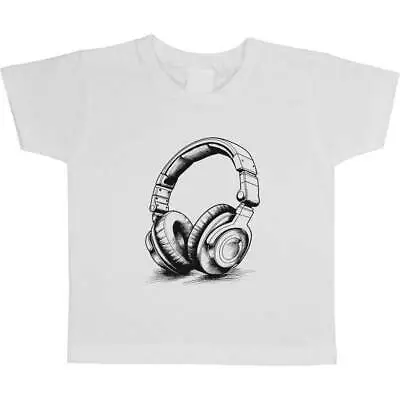 Buy 'Headphones' Children's / Kid's Cotton T-Shirts (TS041131) • 5.99£