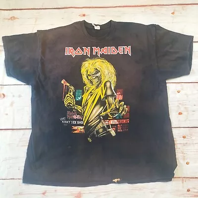 Buy Iron Maiden The Book Of Souls World Tour 2017 Short Sleeve T-Shirt Size 2XL • 27.89£