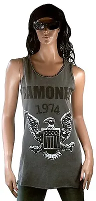Buy Wow Amplified Ramones 1974 Eagle Vintage Designer Tunk Tank Top Shirt S • 40.74£