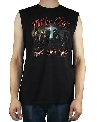 Buy Amplified Motley Crue T-Shirt Sleeveless Girls Girls Girls Mens Tee • 22.99£