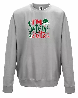 Buy Christmas Jumper Sweater I'm Snow Cute Funny Pun Xmas Jumper Adult Teen Kid Size • 14.99£