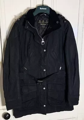 Buy £279 Women Barbour Rebel Wax Jacket Size 12 • 39.99£