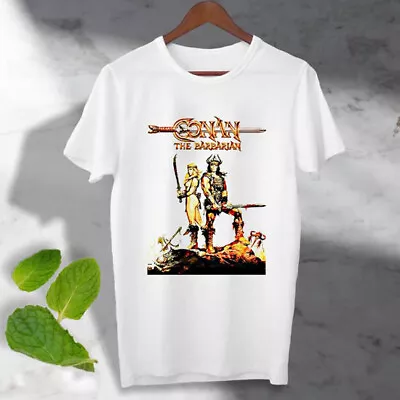 Buy Conan The Barbarian 80s Movie Arnold Retro CooL Classic Film Unisex T Shirt B8 • 6.49£