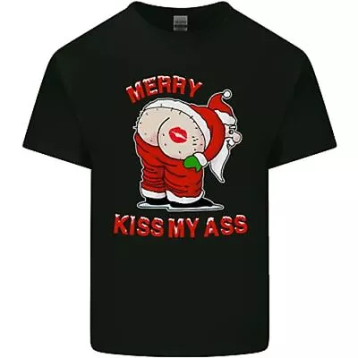 Buy Merry Kiss My Ass Funny Christmas Kids T-Shirt Childrens • 8.49£