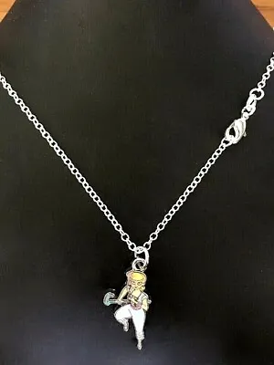 Buy Disney 18  .925 Sterling Silver Necklace W/ Toy Story  Little Bo Peep  Charm New • 10.94£