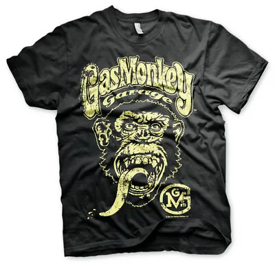 Buy Gas Monkey Garage T-Shirt Big Brand Logo GMG Fast N Loud Official New Black • 10.95£
