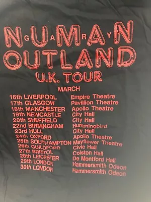 Buy Gary Numan Official Outland Long Sleeve Tour T-shirt L • 22£