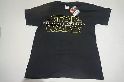 Buy Disney Star Wars Mens T Shirt - The Force Awakens - Black - M - Official Stock • 8.99£