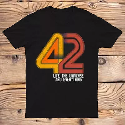 Buy Get The Answer To Life T-Shirt Mens Top Universe And Everything Funny Gifts #D • 13.49£