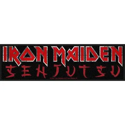 Buy Iron Maiden Super Strip Patch: Senjutsu Logo Official Merchandise - Free Postage • 3.95£