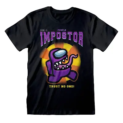 Buy Among Us Purple Impostor Unisex Adult T-Shirt - 100% Official Licenced • 14.99£