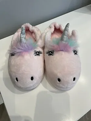 Buy M & S Unicorn Slippers Size 5 NEW • 4.50£