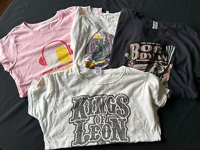Buy Vintage Tour T-shirts Bob Dylan Kings Of Leon Biffy Clyro &Coachella Ladies S/M  • 20£