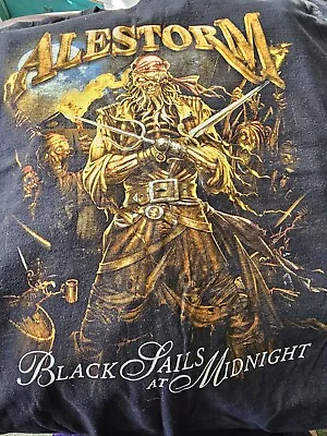 Buy Alestorm Black Sails At Midnight T Shirt XL • 30£