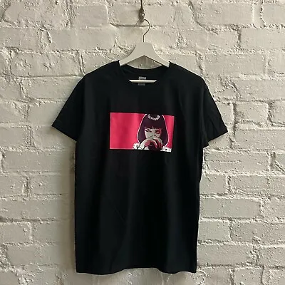 Buy Mia Wallace Pulp Fiction Pink Cocaine Black Tee By ACTUAL FACT • 19.99£