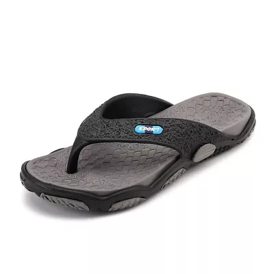 Buy Fashionable Slippers For Men Trendy Flip Flops With Thong Strap (Size 41~45) • 11.50£