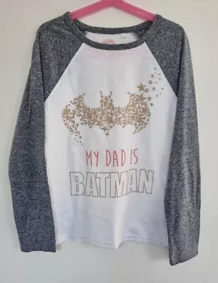 Buy Girls Age 10 Years - Next Batman T Shirt Long Sleeve • 1.99£