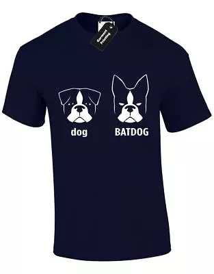 Buy Dog Bat Dog Mens T Shirt Funny Man Unisex Design Quality Superhero Lover Joke • 7.99£