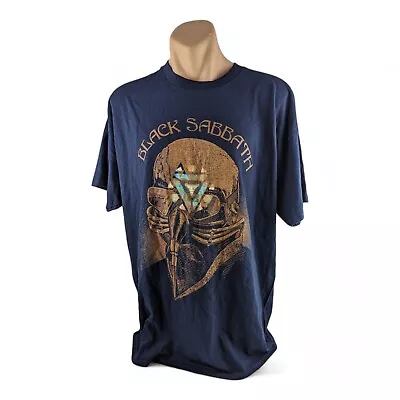 Buy BLACK SABBATH Iron Man Band 1978 Blue Tee T-Shirt Shirt Gildan XL • 18.80£