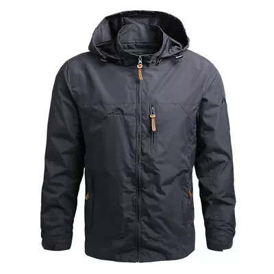Buy Mens Quick-drying Thin Jacket Outdoor Waterproof Windproof Comfortable Coat • 15.55£