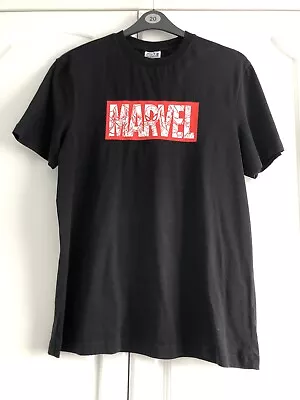 Buy Marvel Mens Black T-Shirt Size Large  • 4£