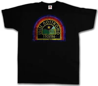 Buy USCSS NOSTROMO PATCH T-SHIRT - Alien Prometheus Weyland Yutani Logo Saga T-Shirt • 21.17£