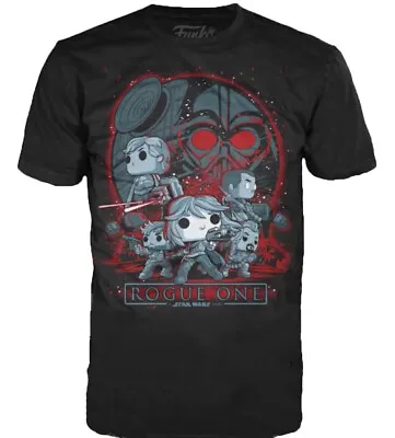 Buy Star Wars Funko Pop Rogue One Smugglers Bounty Exclusive T-Shirt Large • 9.99£