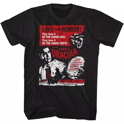 Buy Hammer Horror - Love That Horror - Short Sleeve - Adult - T-Shirt • 44.05£