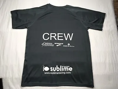 Buy Ronhill Sublime Racing Crew T Shirt.  Black, Size XL 44” Chest, • 12£