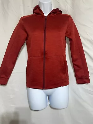 Buy Champion Boys Full Zip Tech Fleece Hoodie Jacket Red Brick Size Medium • 7.84£