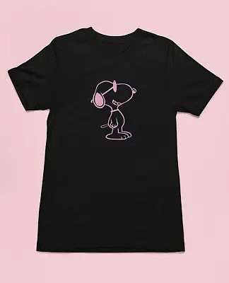 Buy SNOOPY PEANUTS COLLECTION Graphic Woman T Shirt XS,S,M,L,XL HTV Vinyl • 14.99£
