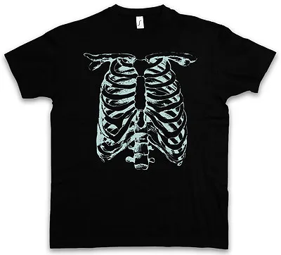 Buy SKELETON II T-SHIRT Bones Halloween Karneval Skull Fear Reaper • 18.14£