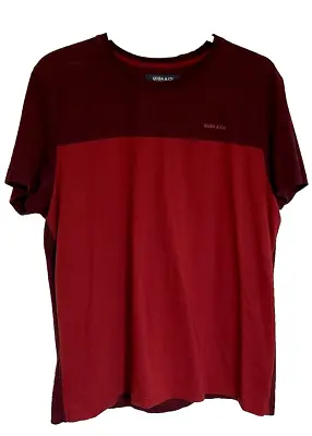 Buy Quba Mens T-shirt Xl Maroon And Red Star Trek Next Gen Uniform Style – Preloved • 9.90£