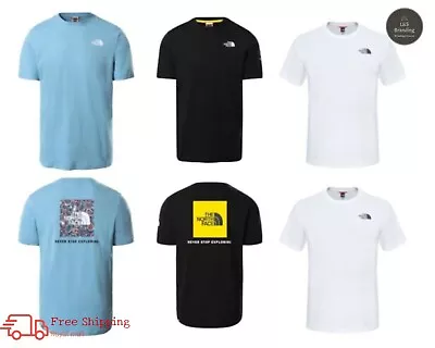 Buy The North Face Men's T Shirt Printed Boxed Tee Short Sleeves Cotton Tee Shirt • 15.99£