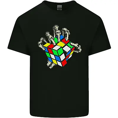 Buy Skeleton Hand With A Retro Puzzle 80s Mens Cotton T-Shirt Tee Top • 11.75£