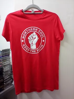 Buy Northern Soul Logo. Red T Shirt. Small  Xl, Chest 46cm. • 5.29£