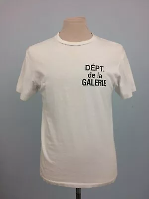 Buy Dept De La Galerie Men's Short Sleeve T-Shirt Size S White Crew Neck Used* F1 • 9.99£