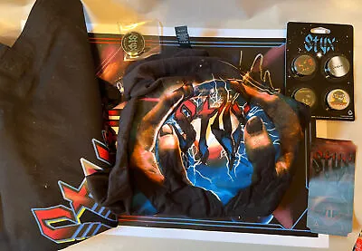 Buy STYX Crystal Ball VIP Package - Poster, Tshirt, Pins, More • 69.99£