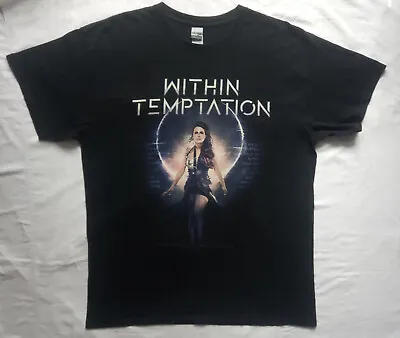 Buy Band Within Temptation. Album Resist 2019. Official T-shirt. Size L Nightwish • 15.60£