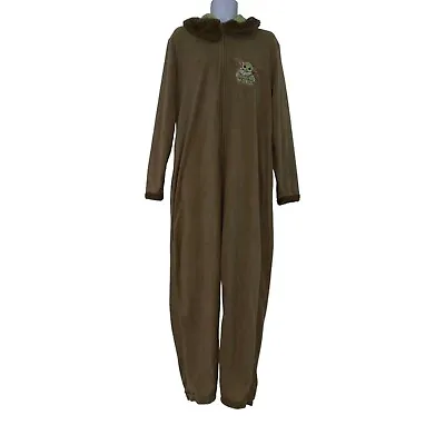 Buy Disney Star Wars Baby Yoda Pajamas Mens XL Unionsuit Costume PJs Briefly Stated • 45.35£