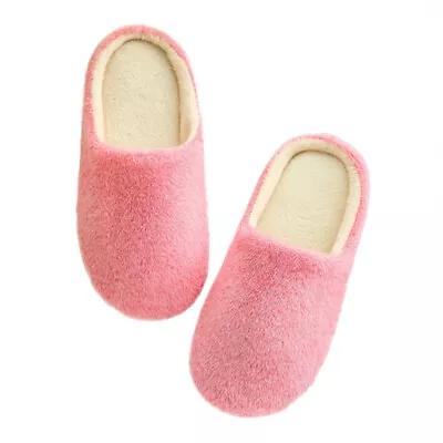 Buy  Dc Slippers Mens Womens Cozy Non Winter Home Cotton Shoes Fleece • 10.03£