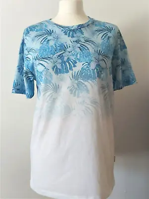 Buy Burton T Shirt Size S White Blue Floral Summer Spring Top Men's Teens Boys Used • 3.99£
