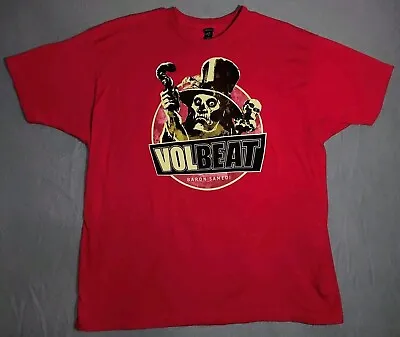 Buy Volbeat Baron Samedi Rock Band Concert Tour Merch T-Shirt Size XXL EUC • 8.03£