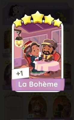 Buy Monopoly Go: La Boheme - Set 21  - 5 Star Card! Kt • 3.79£