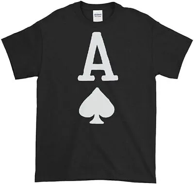 Buy Ace Of Spades T-shirt Var Sizes S-5XL Poker Playing Card • 16.99£